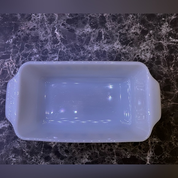 Fire King Candle Glow Loaf Pan - Picture 4 of 8